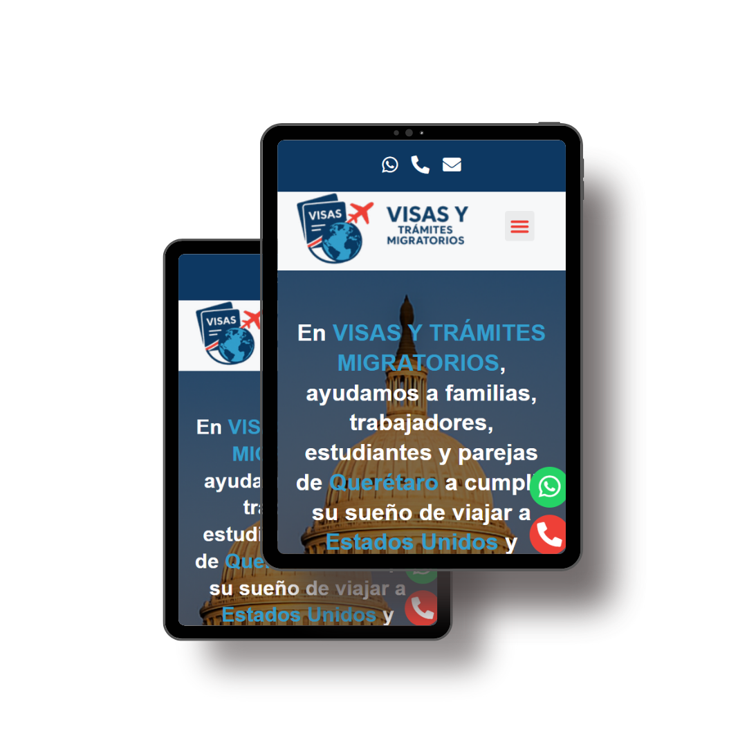 Sitio web de Visas y Trámites Migratorios