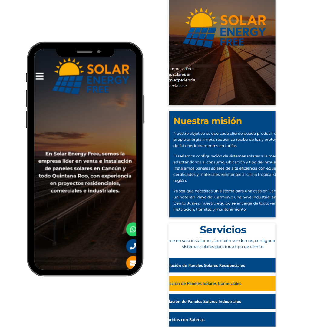 Sitio web de Solar Energy Free